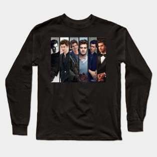 Andrew Garfield Vertical Collage Long Sleeve T-Shirt